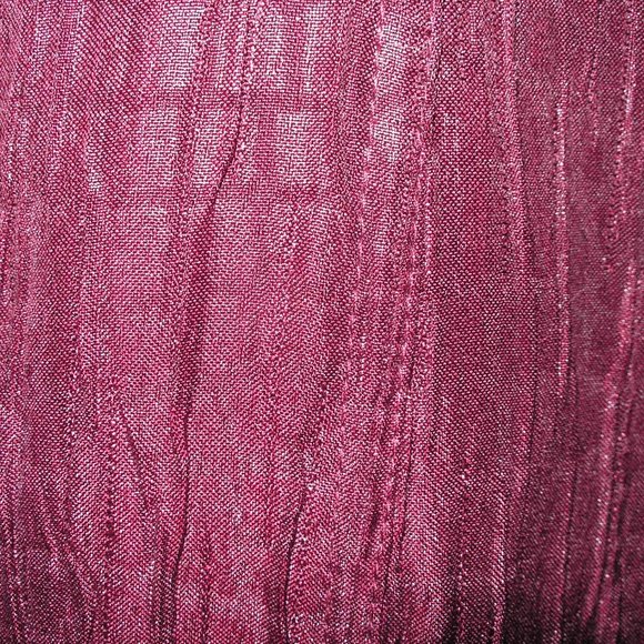 Christopher & Banks Women's XL Jacket Blazer Burgundy Pockets Textured New Tags - Picture 5 of 10